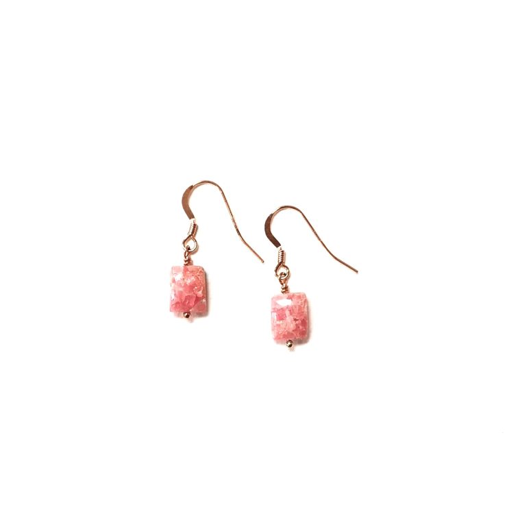 Rhodochrosite Earrings