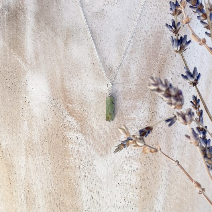 Jade Necklace ~ Sterling Silver or Gold-Filled