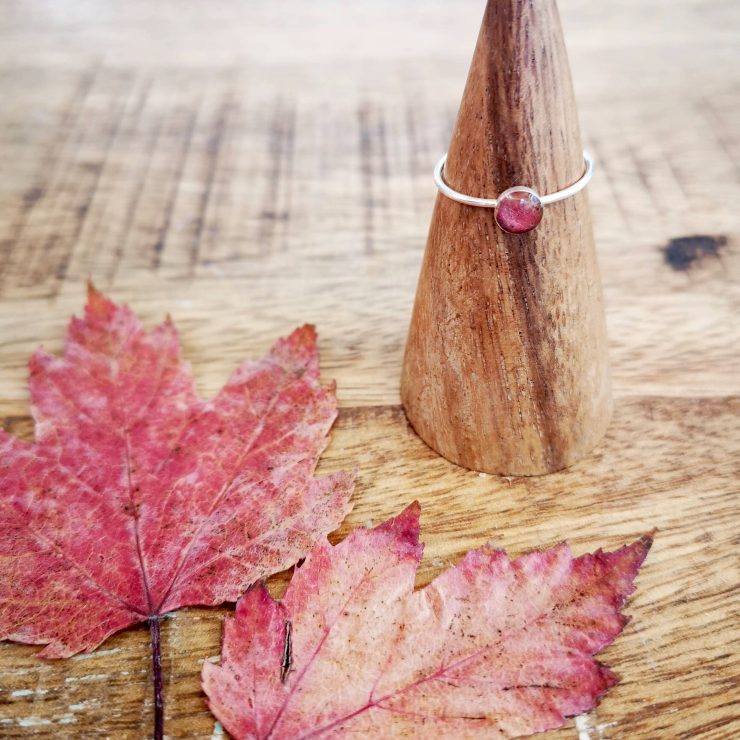 Maple Leaf Stacking Ring