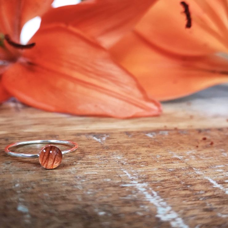 Tiger Lily Stacking Ring