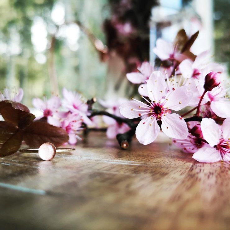 Victoria Cherry Blossom Stacking Ring