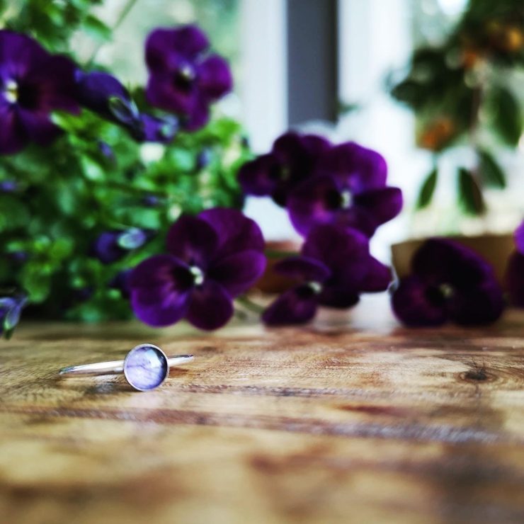 Violet Stacking Ring