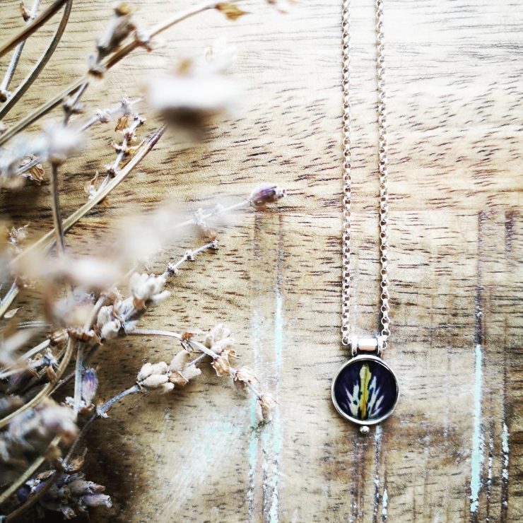 Iris Reticulata Droplet Necklace ~ Limited Edition