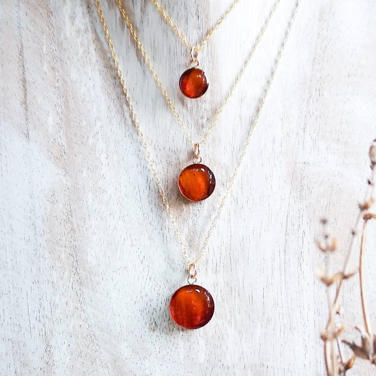 Marigold Necklace ~ Gold Filled