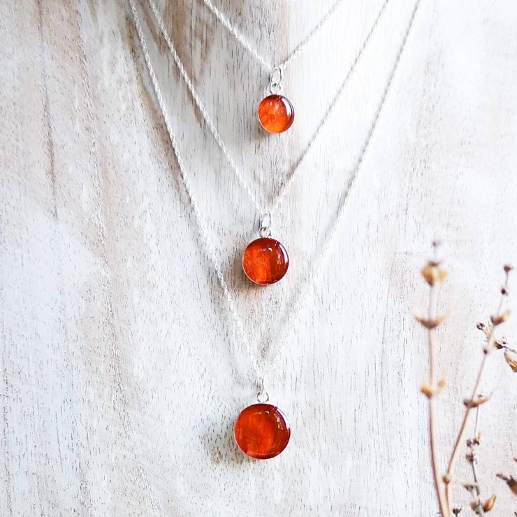 Marigold Necklace ~ Sterling Silver