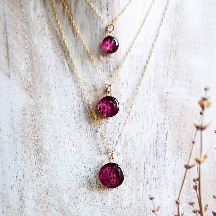 Rhododendron Necklace ~ Gold Filled