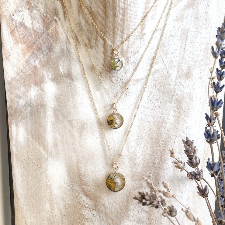 Daisy Necklace ~ Gold-Filled