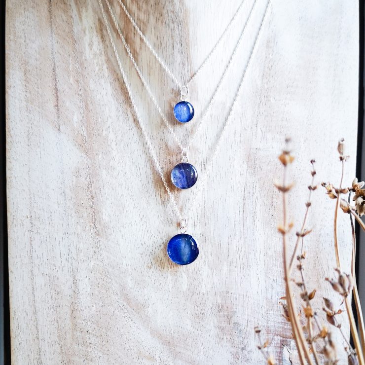 Larkspur Necklace ~ Sterling Silver