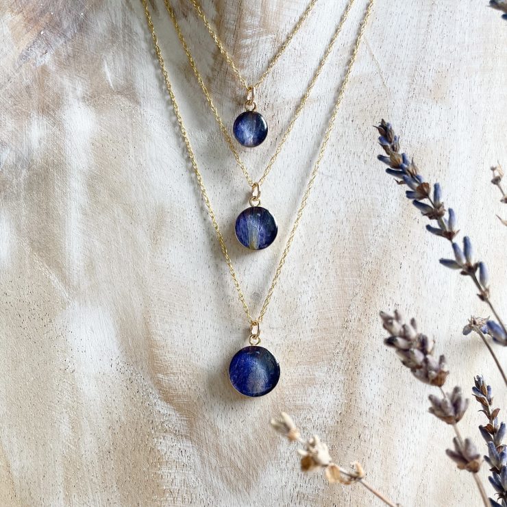 Larkspur Necklace ~ Gold-Filled